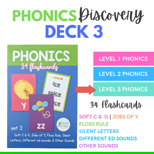 Phonics Discovery Deck: Set 3
