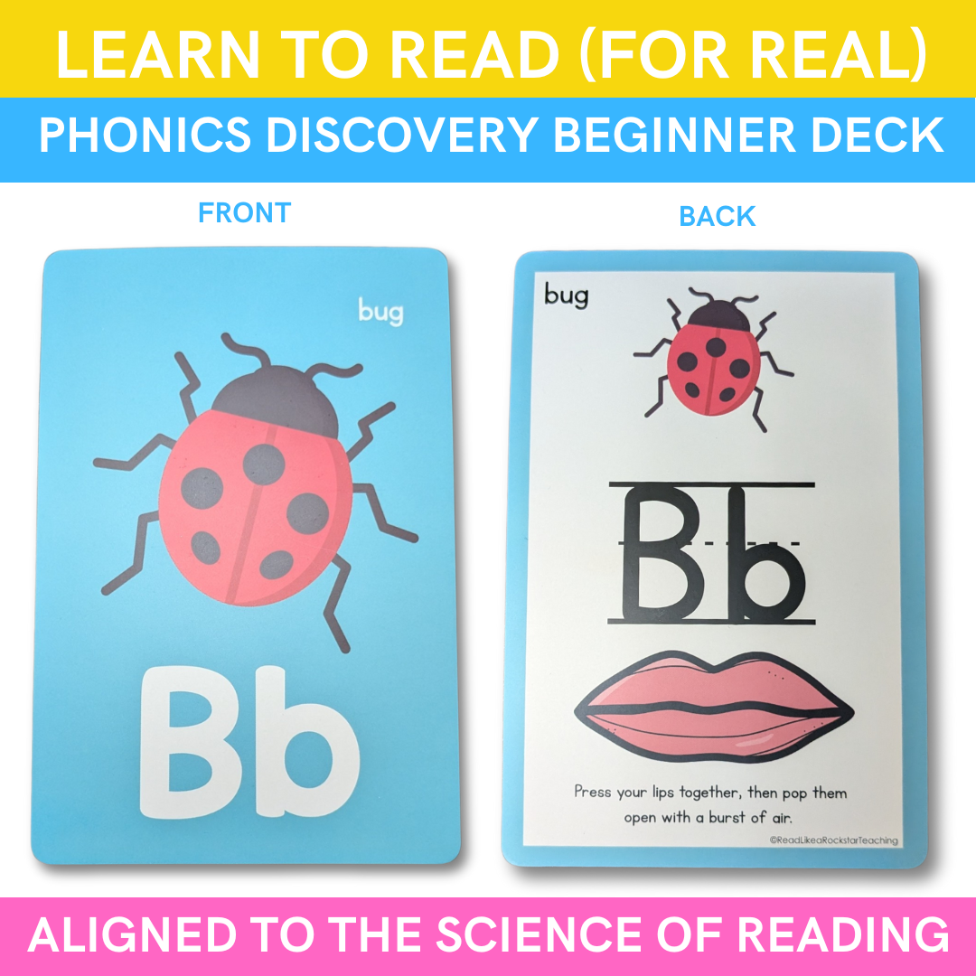 Phonics Discovery Deck: A-Z Beginner Deck
