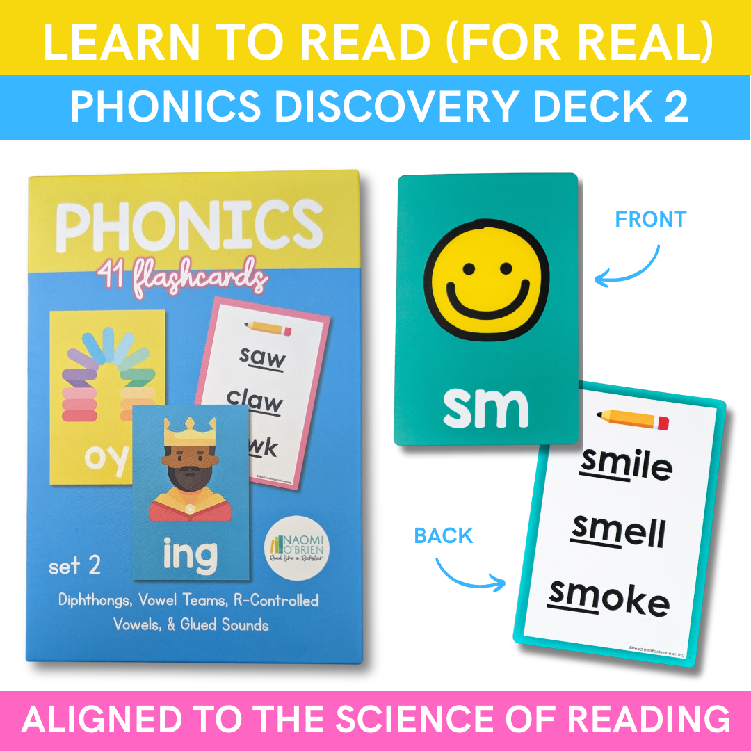 Phonics Discovery Deck: Sets 1-3