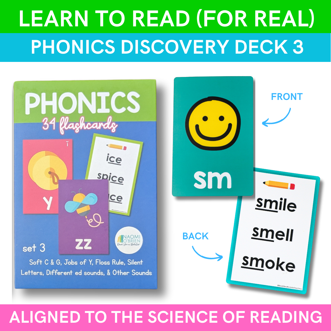 Phonics Discovery Deck: Set 3