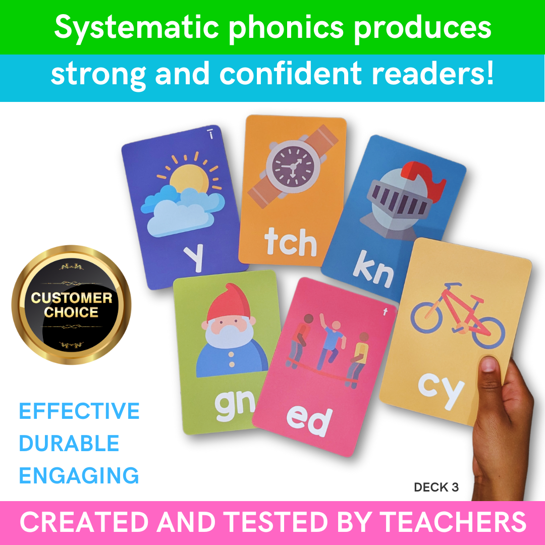 Phonics Discovery Deck: Sets 1-3
