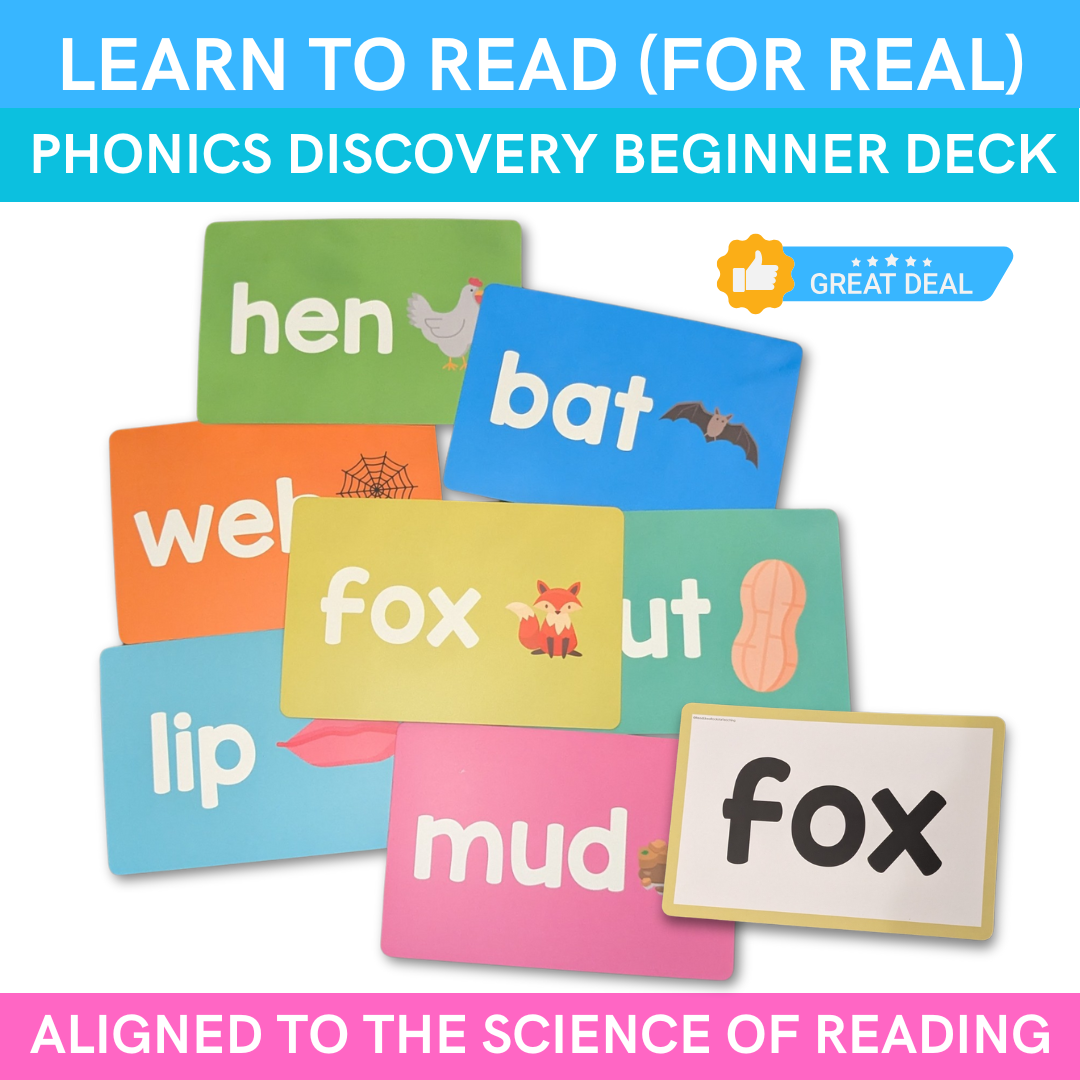 Phonics Discovery Deck: A-Z Beginner Deck
