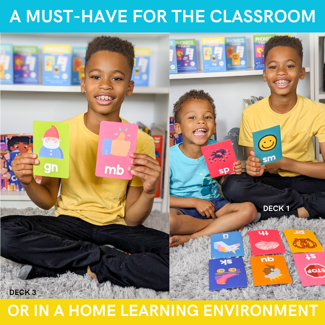 Phonics Discovery Deck: Sets 1-3