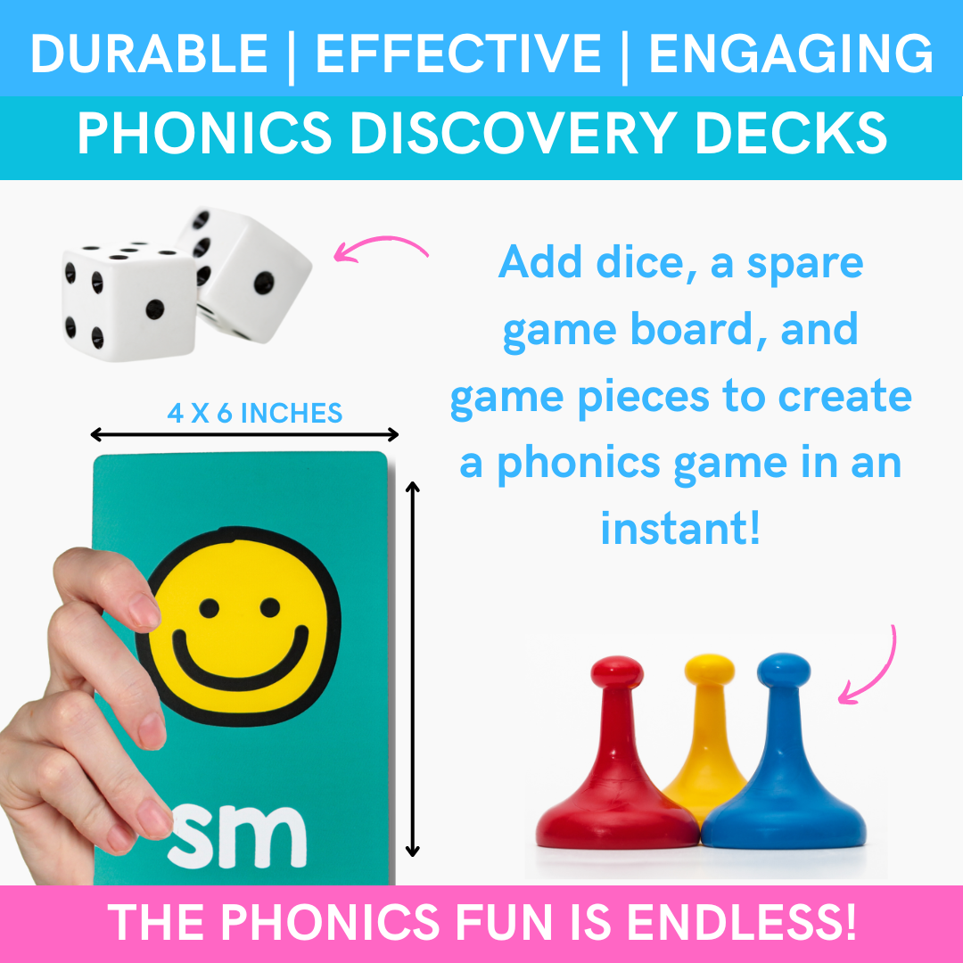 Phonics Discovery Deck: Sets 1-3