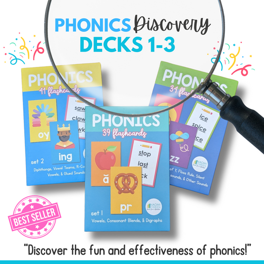 Phonics Discovery Deck: Sets 1-3